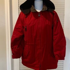 Vintage Pacific Trail Nice Red Coat Hoodie